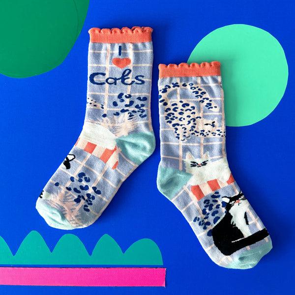 house of disaster Catnip Bamboo Socks