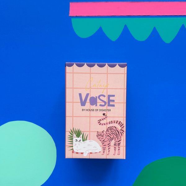 House Of Disaster Catnip Cat Vase