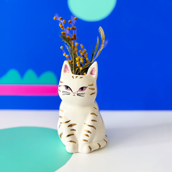 house of disaster Catnip Cat Vase