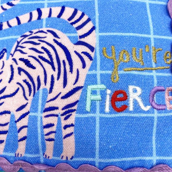 House Of Disaster Catnip 'You're Fierce' Makeup Bag