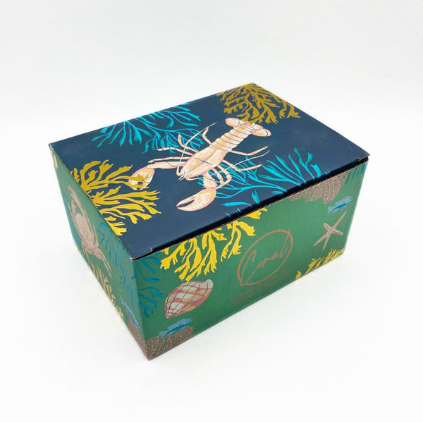 House Of Disaster Coral Lobster Butter Dish