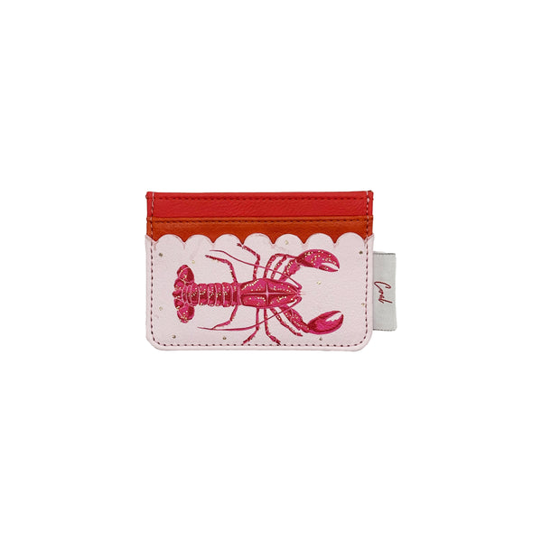 House Of Disaster Coral Lobster Card Holder