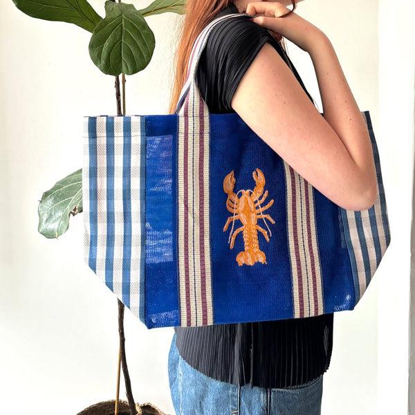 house of disaster Coral Lobster Recycled Shopper