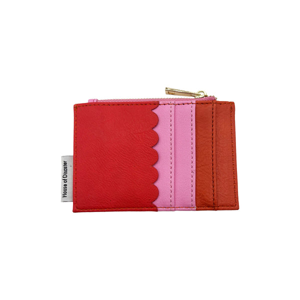 House Of Disaster Coral Lobster Zip Purse