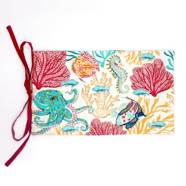 House Of Disaster Coral Sea Jewellery Roll