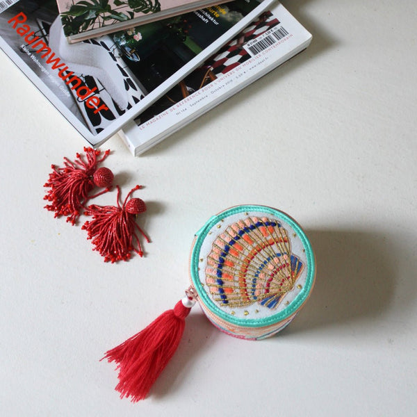 House Of Disaster Coral Shell Box