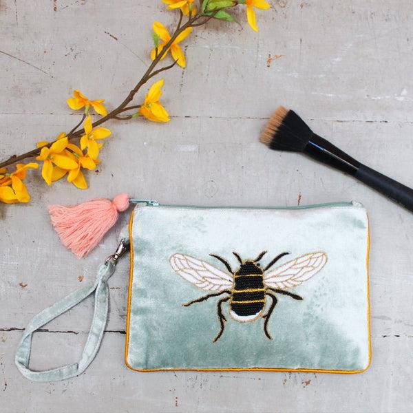 house of disaster Eden Pouch With Bee Design