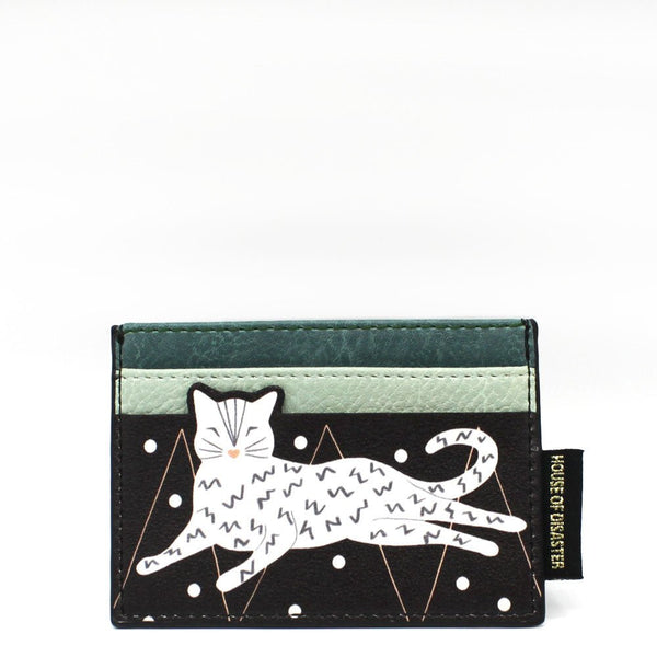 House Of Disaster Feline Card Holder