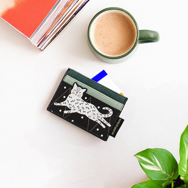 house of disaster Feline Card Holder