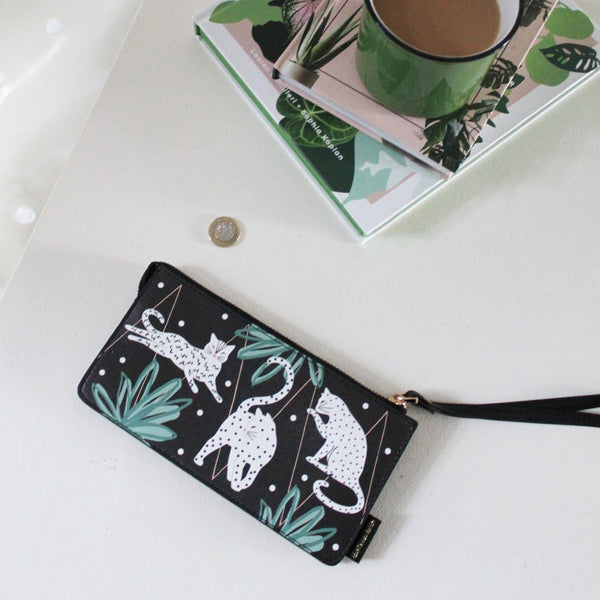 house of disaster Feline Wrist Wallet