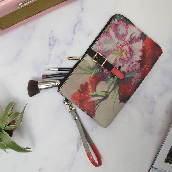 House Of Disaster Framed Red Makeup Bag