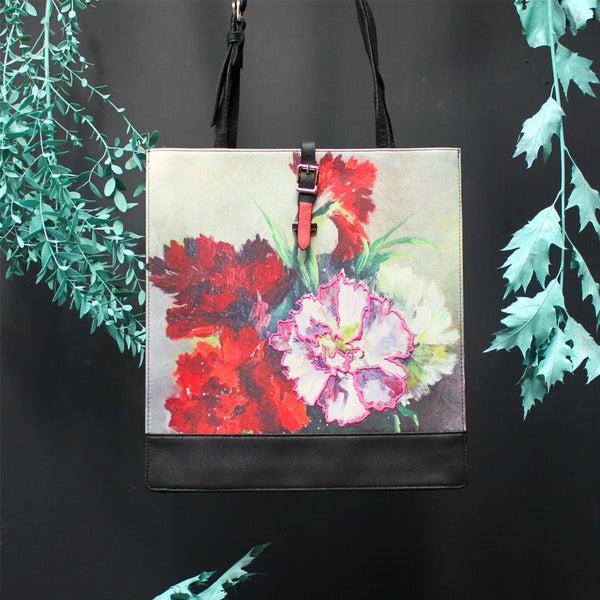 House Of Disaster Framed Tote Bag