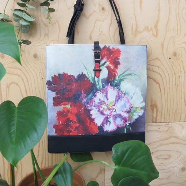 House Of Disaster Framed Tote Bag