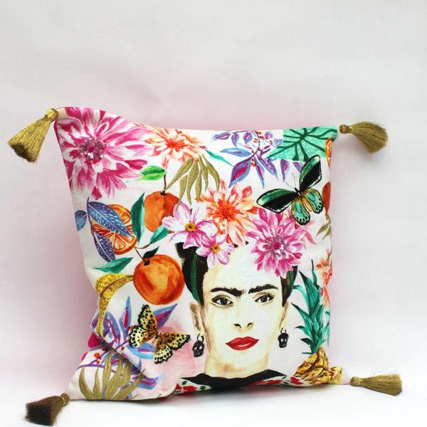 House Of Disaster Frida Kahlo Fruit Cushion