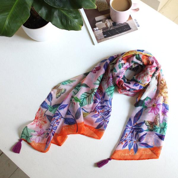 house of disaster Frida Kahlo Fruit Scarf