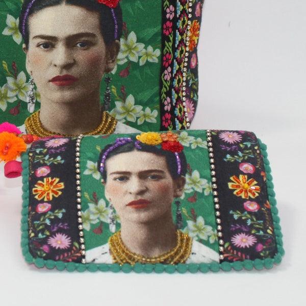 house of disaster Frida Kahlo Photo Zip Pouch