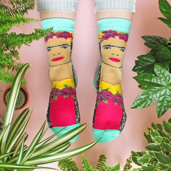 house of disaster Frida Kahlo Printed Socks