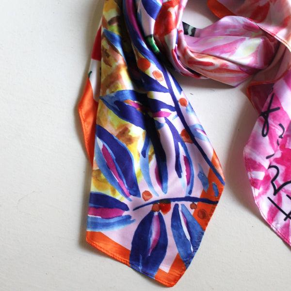 House Of Disaster Frida Kahlo Square Fruit Scarf