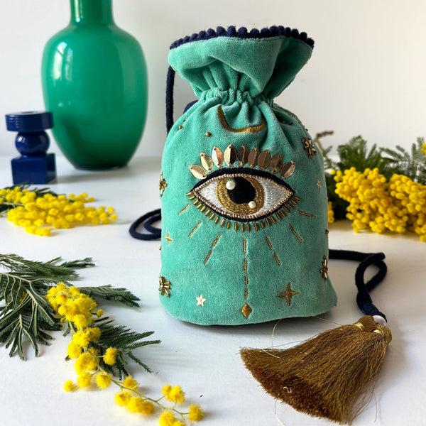 House Of Disaster Glimmer Drawstring Pouch