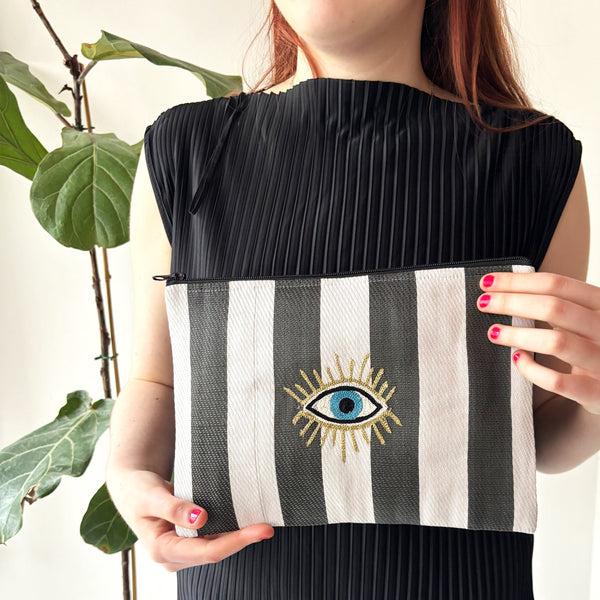 house of disaster Glimmer Eye Recycled Pouch