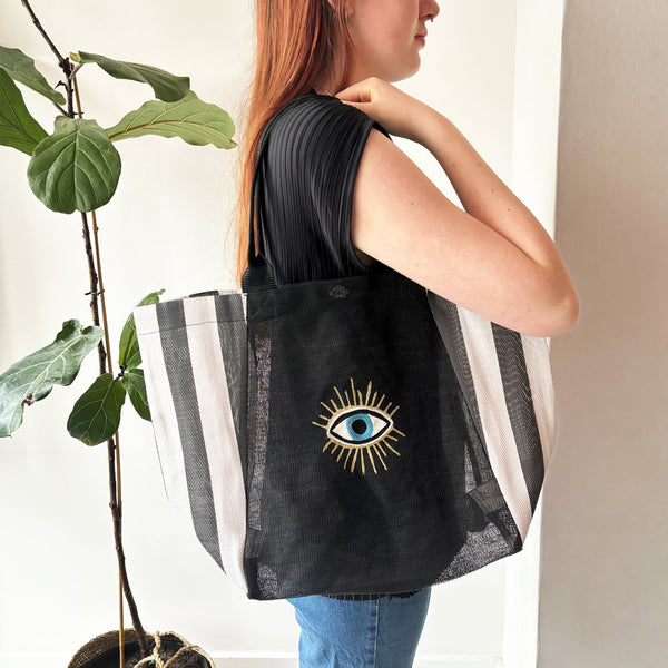 house of disaster Glimmer Eye Recycled Shopper