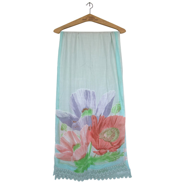House Of Disaster In Bloom Poppy Scarf