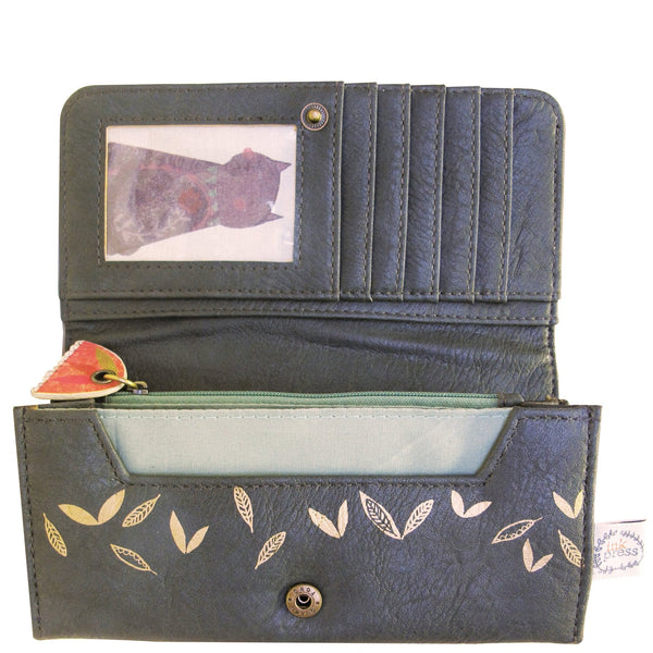 House Of Disaster Ink Press Wallet Garden Cat