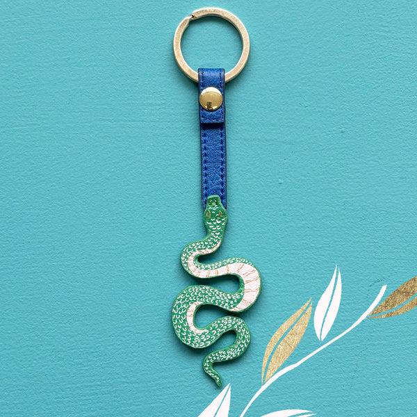 house of disaster Inked Snake Keyring