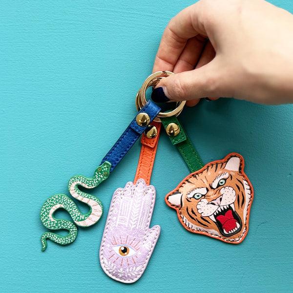 House Of Disaster Inked Tiger Keyring