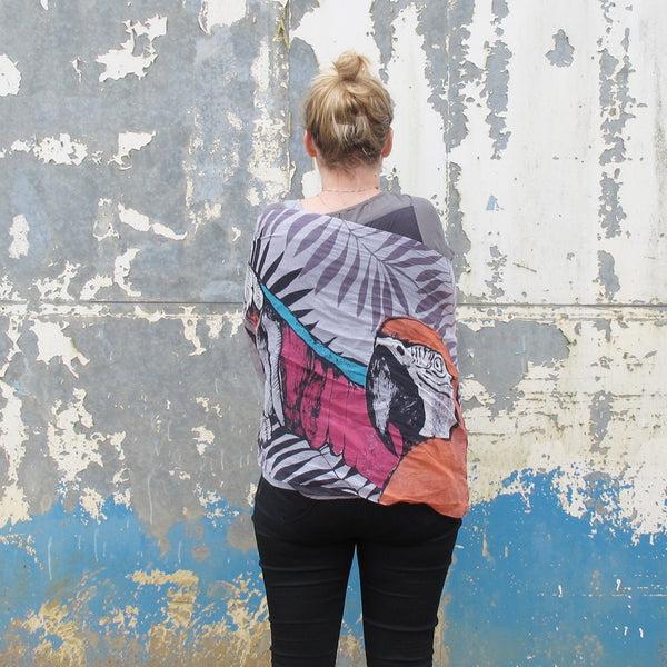 House Of Disaster Into The Wild "Parrot" Scarf