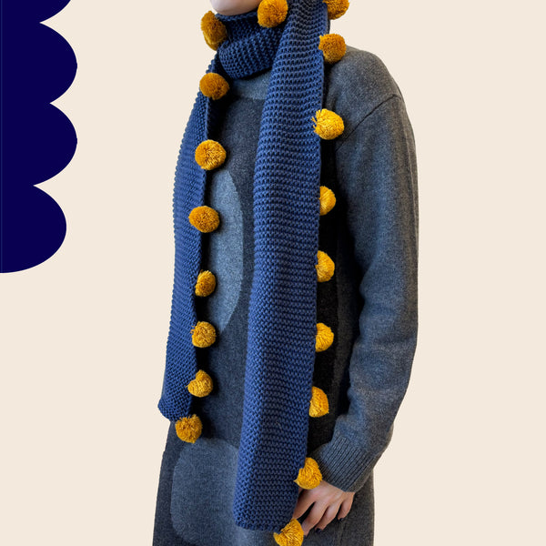 House Of Disaster Loop Navy Scarf