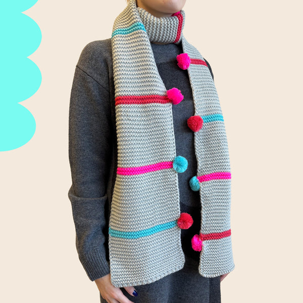 House Of Disaster Loop Neon Scarf