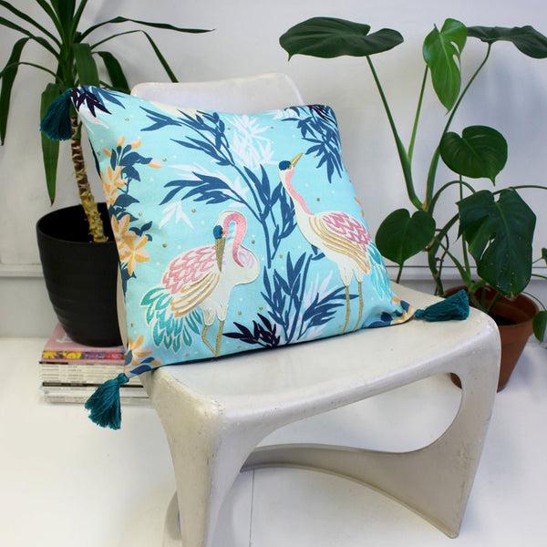 House Of Disaster Luxe Crane Cushion