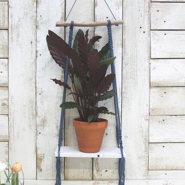 House Of Disaster Macrame Dark Blue Shelf