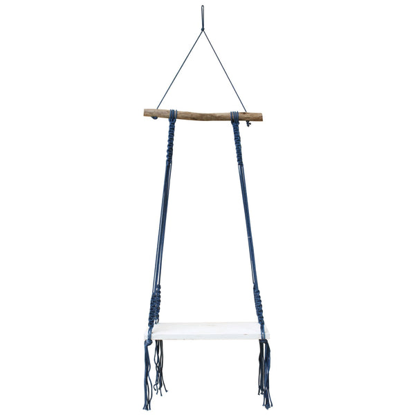 House Of Disaster Macrame Dark Blue Shelf