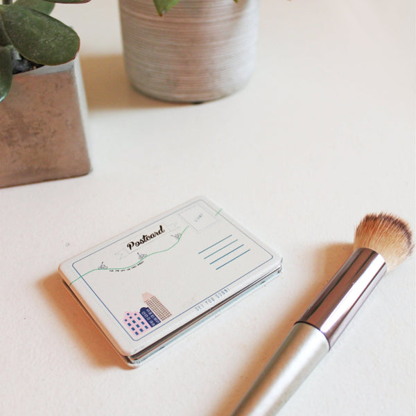 House Of Disaster Memento City Compact Mirror