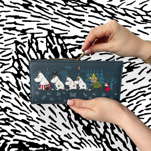 House Of Disaster Moomin Blue Forest Wallet
