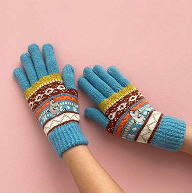 House Of Disaster Moomin Fair Isle Gloves