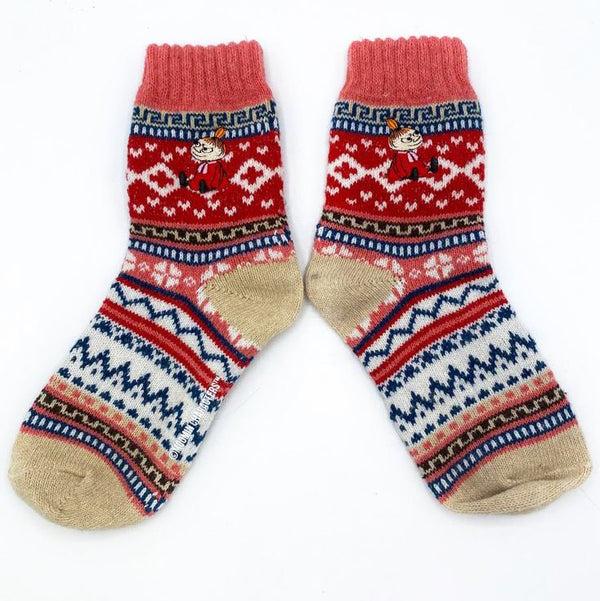 House Of Disaster Moomin Fair Isle Little My Socks