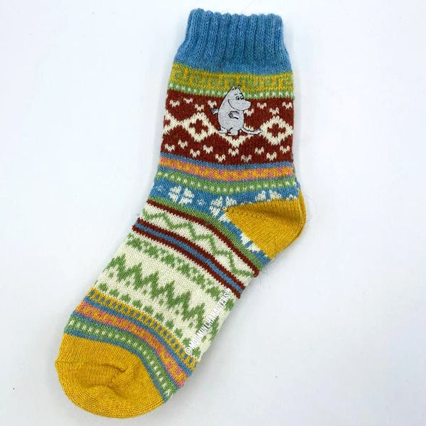 House Of Disaster Moomin Fair Isle Moomin Socks