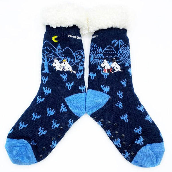 House Of Disaster Moomin 'Forest' Slipper Socks