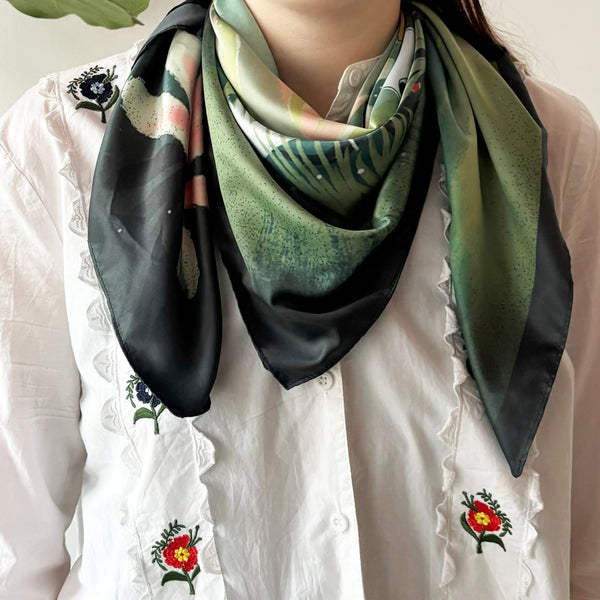 house of disaster Moomin Forest Square Scarf