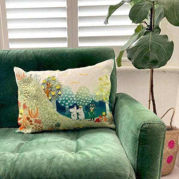 house of disaster Moomin Hillside Cushion