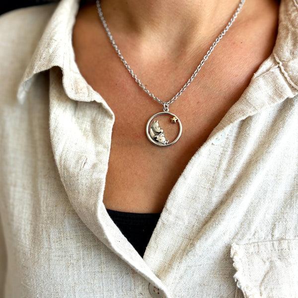 house of disaster Moomin Moon and Star Necklace