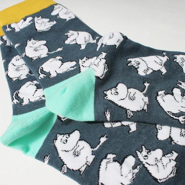 House Of Disaster Moomin Printed Socks