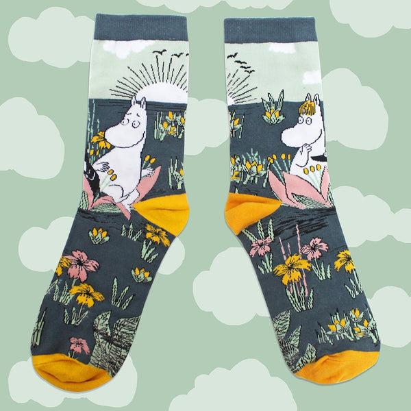 House Of Disaster Moomin Socks Lotus