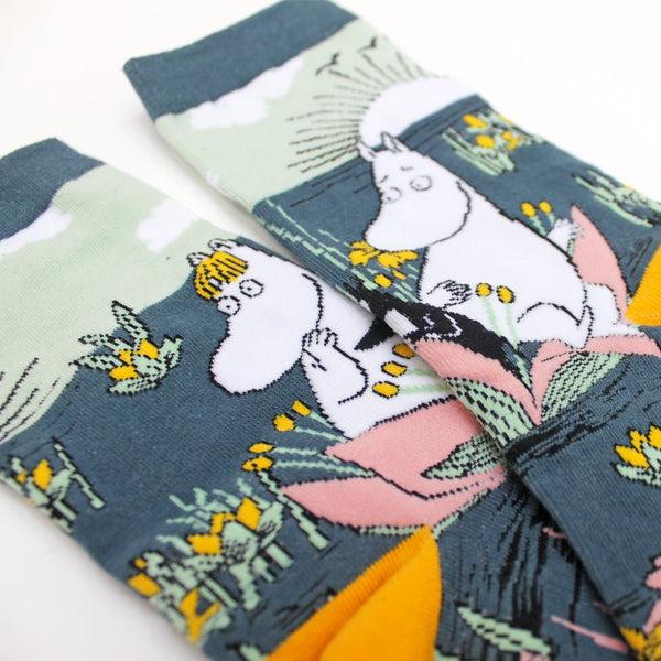 House Of Disaster Moomin Socks Lotus