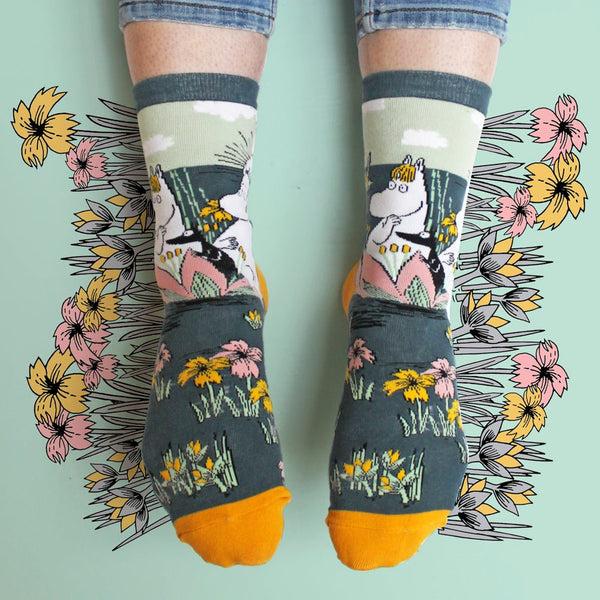 house of disaster Moomin Socks Lotus
