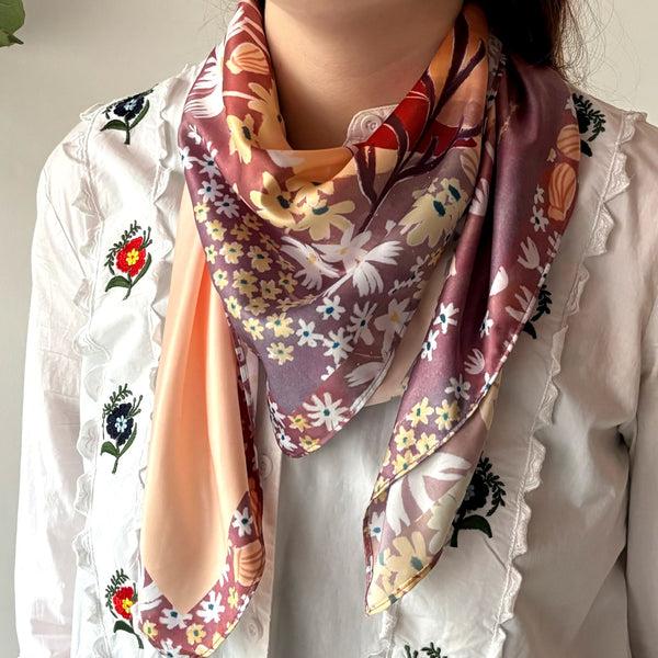 house of disaster Moomin Sunset Square Scarf