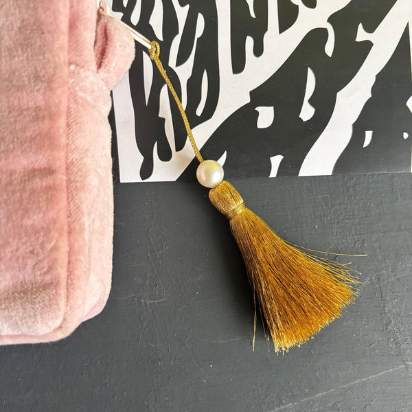 House Of Disaster Moomin Velvet 'Love' Makeup Bag